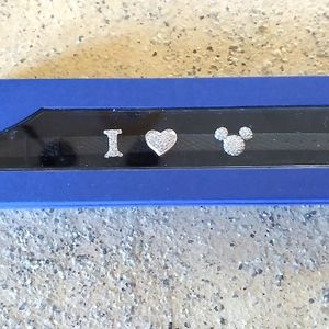 Swarovski crystal I Love Mickey Bracelet